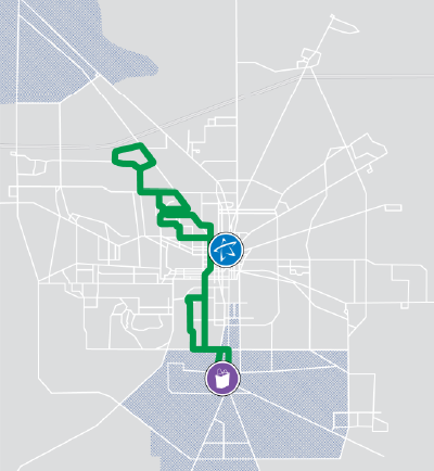 Moss Route Mini Map